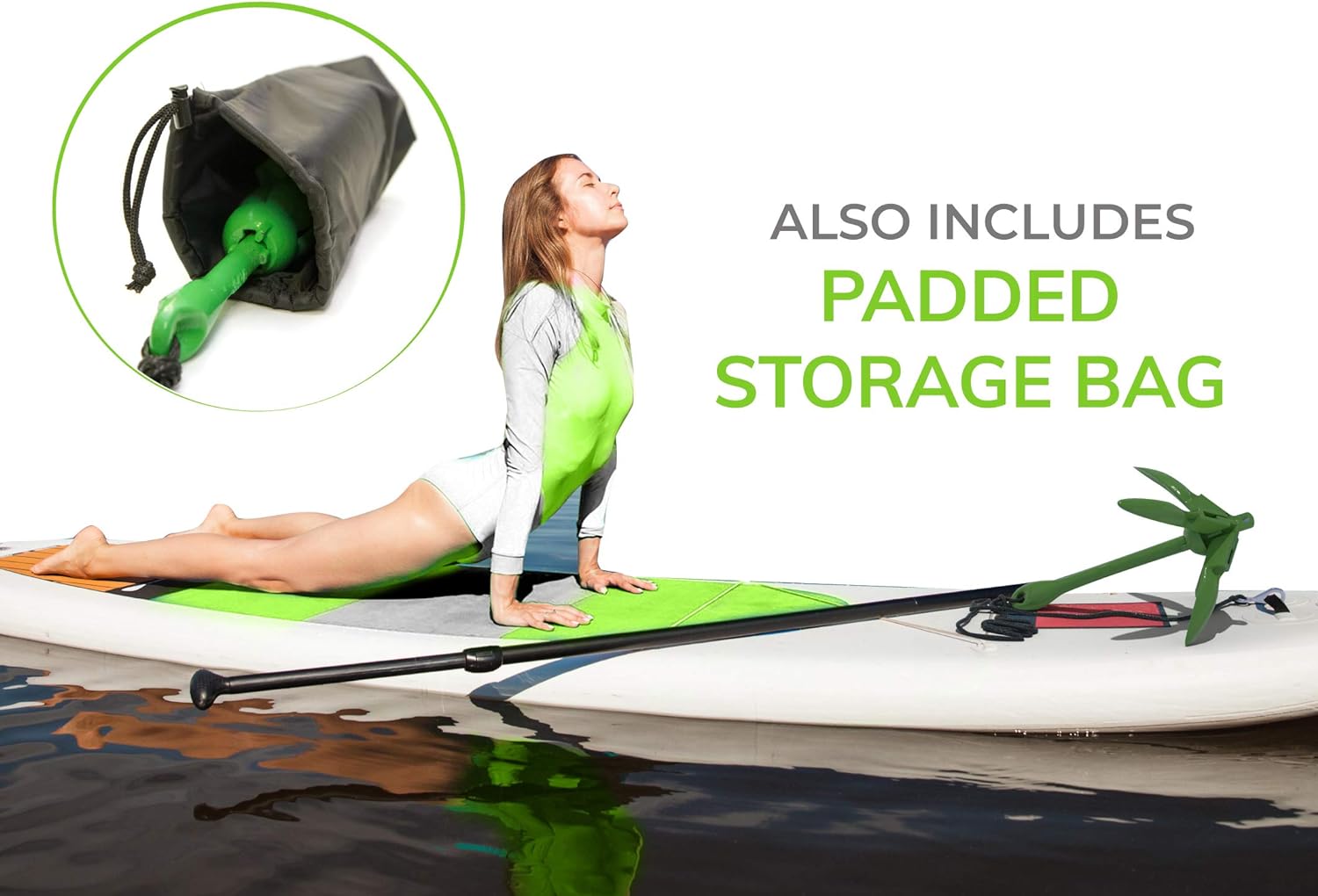 amazon gradient fitness marine anchor paddle board