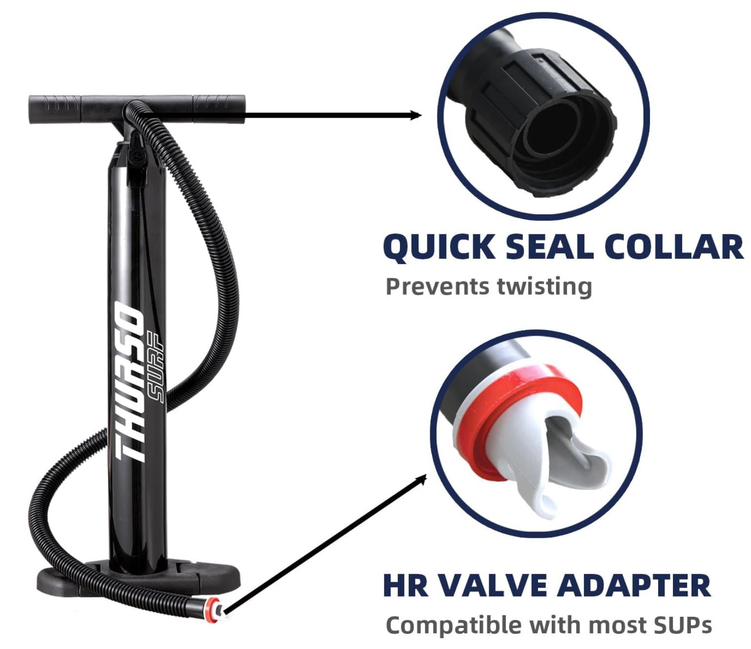 amazon thurso double action inflator pump product image