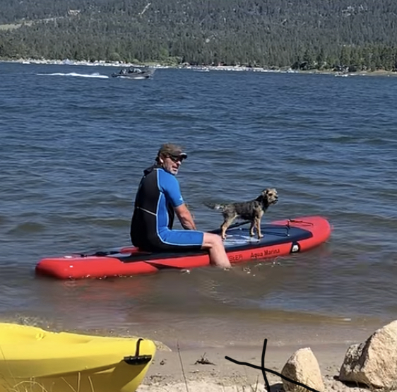 john and silli inflatable paddle board