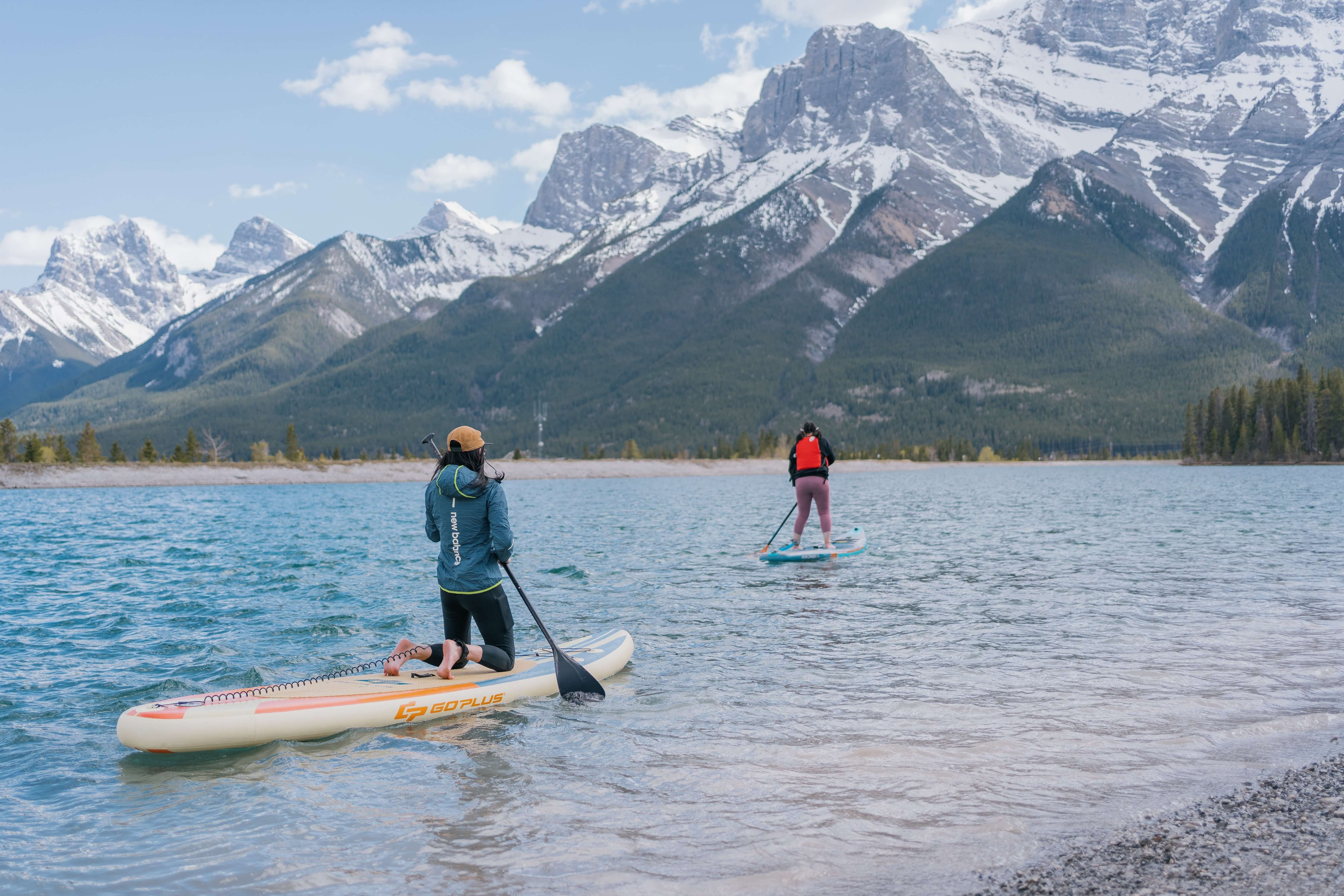 paddle boarding in colder conditions but with the right equipment